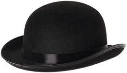 Spooktacular Creations Bowler Hat for men, Halloween Costume Accessories, Top Hats Victorian Accessory, Derby Hat for Parties, Dress Ups