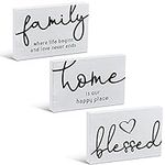 3 Pieces Family Home Blessed Rustic