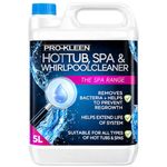 Pro-Kleen Whirlpool Bath and Hot Tub Internal Pipe System Flush Cleaner (5L) - Provides a Deep, Hygienic Clean to Remove Limescale, Soap, Oil, Grease & Unpleasant Smells, Blue