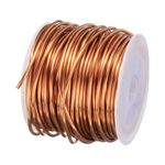 sourcing map 1.5mm Magnet Wire 39ft Enameled Copper Wire Enameled Magnet Winding Wire Coil 200g 155C for Transformers Inductors