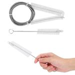 CPAP Tube Cleaning Brush Stainless Steel Cleaning Brush Universal Ventilator Respirator Hose Tube Cleaning Brush CPAP Cleaner Supplies, Flexible and to Easily Clean Standard Tubing Kit