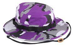 Rothco Men's Camo boonie Hat Camo Violet 7