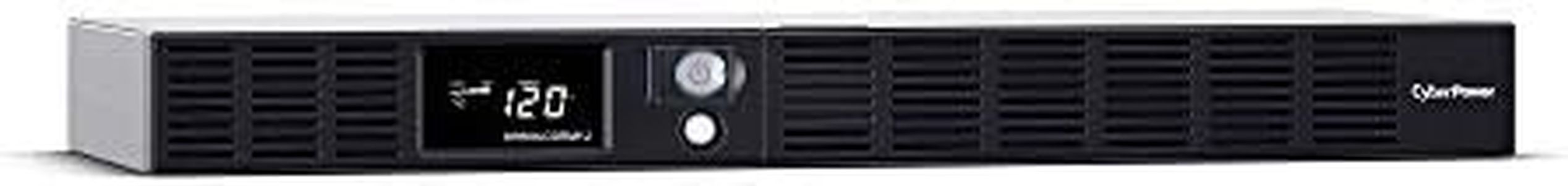 CyberPower OR500LCDRM1U Smart App LCD UPS, 500VA/300W, 6 Outlets, AVR, 1U Rackmount