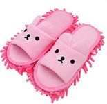 Selric Bear Super Chenille Microfiber Washable Mop Slippers Shoes for Kids, Floor Dust Dirt Hair Cleaner, Multi-sizes Multi-Colors Available 7 Inches Kids Size