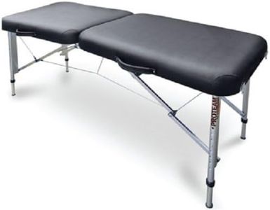 Hausmann 7650-751 Black Adjustable Porable Exam Treatment Table w/Carrying Bag