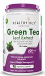 HealthyHey Nutrition Green Tea Extract - 90% Polyphenols & 45% EGCG - 20:1 ratio -90 Veg. Capsules