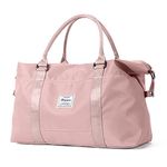 Sport Travel Duffle Bag Large Gym Tote Bag for Women, Weekender Bag Carry on Bag for Airplane, Ladies Beach Bag Overnight Bag Waterproof Hospital Bag Luggage Bag with Wet Bag,A1-Pink