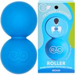 RAD Roller Original Peanut Roller Ball Massager - Medium Density Peanut Massage Ball - Myofascial Release for Back, Feet, Neck, Psoas - Suboccipital Release Device, Thoracic Spine Roller Balls