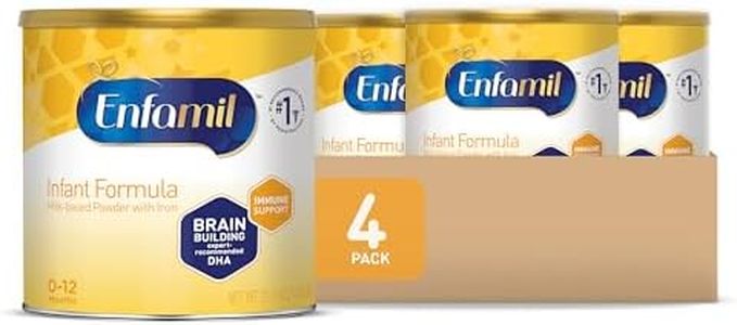 Enfamil Infant Formula, Milk-based Baby Formula with Iron, Brain-Building Omega-3 DHA & Choline, Dual Prebiotic Blend for Immune Support, Baby Milk, 84.4 Oz Powder Can