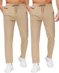 MIVEI 29"/34"/36" Inseam Men's Sweatpants with Zipper Pockets Men Joggers Running Workout Athletic Gym Track Tall Pants