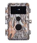 BlazeVideo Trail Camera Game Cam 24MP Photo 1296P HD Video Wildlife Camera, 36pcs LED Invisible Infrared Night Vision, Motion Activated, IP66 Waterproof & Password Protected, 2.4" LCD …