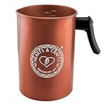 Hearts & Crafts Candle Pots, 4lb. Copper Candle Making Pouring Pot for Melted Wax - Best for Candles, Food Prep, Arts & Crafts, and More
