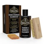 Care & Cool Suede and Nubuck Cleaner Kit (8 oz) Restores Color & Vibrancy to Shoes Clothes, and Furniture (Essential Kit), Neutral, 8 fl oz