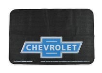 Fender Gripper Fender Cover with Chevrolet Blue Bowtie | Officially Licensed by General Motors | Universal Fit | Standard Size 22" X 34" | FG2001, Black with Color Logo