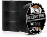 TAPEBEAR Joist Tape 1-5/8" x 50', Deck Joist Tape Butyl Sealant Joist Flashing Tape for Decking, Waterproof Anti-Corrosion Weather Resistant Tape for Wood Decks Beams Rim, Roof, 4Rolls