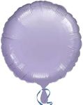 Anagram International 2057102 Round Flat Foil Balloon, 18", Pastel Lilac