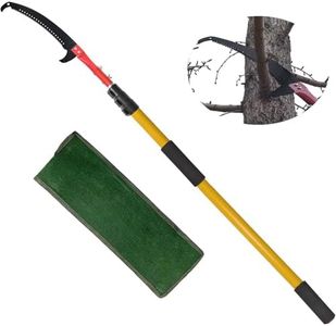 SUNORCHID Telescopic Tree Pruner - 14 Foot Pole Saw, Extendable Long Reach Tree Pruning Saw for Pruning and Trimming Branches and Leaves