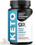 Keto Pills with Apple Cider Vinegar, The Mother & BHB | 1000mg GoBHB Exogenous Ketones & Raspberry Ketones for Metabolism, Ketosis & ACV Keto Diet Support | Gluten-Free Keto Supplements | 60 Capsules