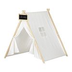 South Shore Furniture Sweedi Organic Cotton and Pine Play Tent with Chalkboard