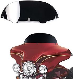 WYNMOTO Black 7" Windshield Windscreen Compatible for 1996-2013 Harley Davidson Touring Street Glide Electra Glide FLHT FLHTCU Ultra Classic Glide FLHX FLHTK Tri Glide 96-13
