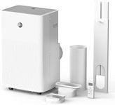 HUMILABS Portable Air Conditioners 4 in 1, 12000 BTU AC Unit with Cooler, Dehumidifier, Fan, Sleep Mode, LED Display, Remote Control, 24H Timer, 3 Speeds