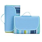 Picnic Mat Waterproof 71 X 59 Inches Waterproof Sand Proof Foldable Portable Outdoor Picnic Blankets Mat For Beach Camping On Grass Picnic Mat Beach Mat Foldable Travelling Mat Sleeping (Blue)