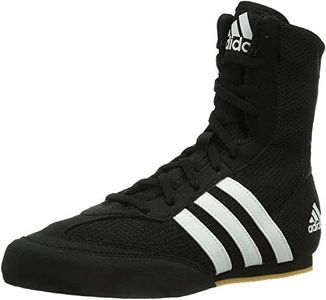 Adidas Box Hog, Unisex Adults Boxing, Black (Black/White), 12 UK (47 1/3 EU)