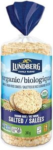 Lundberg Organic Lightly Salted Brown Rice Cakes, 241g