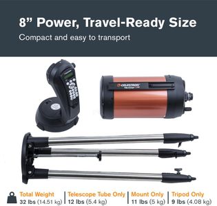 Celestron NexStar 8SE Computerized Telescope – 8-Inch Schmidt-Cassegrain
