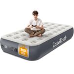 InnoTruth Twin Air Mattress with Built-in Pump, 13" Raised Comfort, Durable Inflatable Bed for Home & Guests, Easy Setup, Ideal for Travel & Camping, Dark Gray