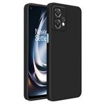 LIRAMARK Silicone Soft Back Cover Case for OnePlus Nord CE 2 Lite 5G / 1+Nord CE 2 Lite 5G (Silicone Black)