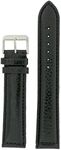 Extra Long Watch Band Leather Black Padded 20 millimeters Tech Swiss