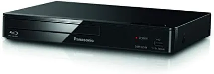 Panasonic DMP-BD84EG-K 3D Blu-Ray DVD Player, Black, 1080p, 5.1 Channels, HDMI, Ethernet, MP4, MP3, H.264/AVC, H.265/HEVC, BD Live