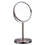 Blue Canyon Antique Copper Free Standing Magnifying Mirror | Home Decor | Bathroom Accessories | Beauty 1X / 2X