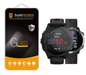 Supershieldz (2 Pack) Designed for Garmin Forerunner 255s / 255s Music (41mm) and 645/645 Music Tempered Glass Screen Protector, Anti Scratch, Bubble Free