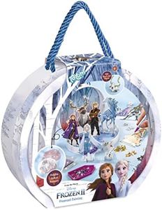 Totum-681224 Disney Frozen II kit créatif-Reine des Neiges-Diamonds Painting Studio-Crée tes Personnages avec des Strass, 681224, Multicolore, 5- 20 ans