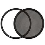 Goldwood Snap On 10" Subwoofer Grille Steel Mesh Speaker Black (SGM10)