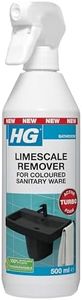 HG Limescale Remover, Colored Sanitary Ware, Powerful for Black Taps, Showers, Sinks 500 ml