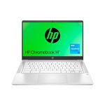 HP Chromebook 14" | Intel Celeron N4120 Processor | 4 GB RAM | 64 GB eMMC | Intel UHD Graphics 600 | HD 16:9 Display | Up to 14hrs battery | Chrome OS |Dual Speakers| Ceramic White | 14a-na0001sa