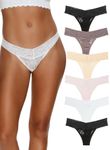 Felina Stretchy Lace Low Rise Thong