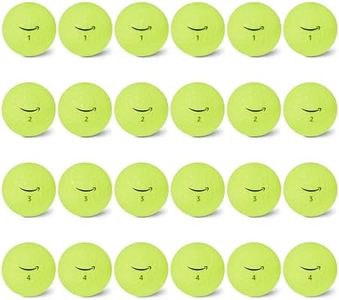 Amazon Basics Core Soft Golf Balls, 24-Pack, Yellow