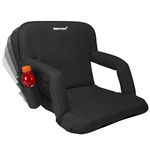 Driftsun Stadium Seats with Back Support, Deluxe Bleacher Chairs with Back Support and Cushion, Padded Stadium Seats, Waterproof Stadium Chair