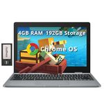 ASUS Chromebook 11.6" HD Laptop for Business & Students, Intel Celeron N3350, 4GB RAM, 192GB Storage (32GB eMMC+160GB Docking Station), Intel UHD Graphics, Webcam, Chrome OS, Gray