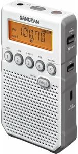 Sangean DT800 Pocket Radio, White