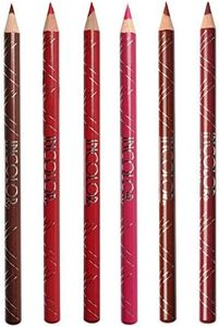 INCOLOR Intense Longwear Cream Lip Pencil (Multicolour) - Combo Pack Of 6