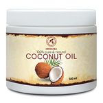 Coconut Butter 500ml - Cocos Nucifera Oil - Indonesia - 100% Pure & Natural Cold Pressed - Best Benefits for Skin Hair Face Body Care - Unrefined Coconut Oils