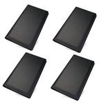 NCO Restaurant Bill folder, Guest Check Presenter, Bill folder for hotel with Credit Card and Receipt Pocket Black Leather Colour : Set of 4 pieces