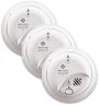 FIRST ALERT BRK SC9120B-3 Hardwired Smoke and Carbon Monoxide (CO) Detector with Battery Backup, White, Pack of 3