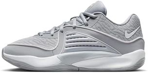 Nike Unisex KD16 Basketball Shoes (Kids and Adult Sizes) (Wolf Grey/White, US Footwear Size System, Adult, Men, Numeric, Medium, 10.5)