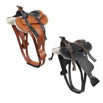 LeMieux Toy Pony Western Saddle - Educational Toy - Age 3+ - Tan